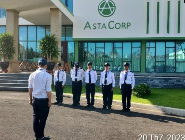 BẢO VỆ ANH NINH NHÀ MÁY DƯỢC ASTA